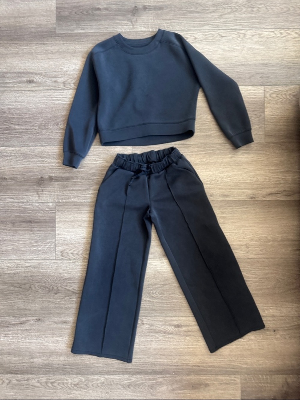 all in motion Black Kids Matching Sweatshirt and Pants Set